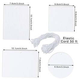 HEALLILY 1Juego Fieltro para Ambientadores de Coche DIY de Sublimación para Aromaterapia Pendientes Colgantes para Decoración de Hogar y Coche