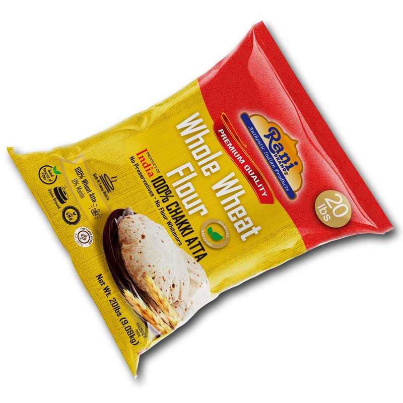 Rani Chapati Flour (100% Pure Whole Wheat Chakki Atta), For