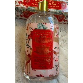 H+B NEW H+B Amaryllis & Juniper Body Wash Christmas Holiday Holly Berry 28 FL Oz