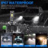 AUIMSOCO 2pcs D3S D3R LED Headlight Bulbs 360W 6500K Super