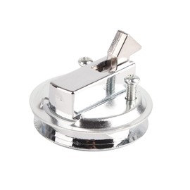 MotorMinds 44 mm Zinc Alloy Marine Boat Flush Pull Hatch Latch Slam Latch with Ring Handle for Motorhome, Yacht and Locker Boat Hardware