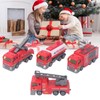 4Pcs 1: 32 Fire Truck Toy Set High Simulation Pull