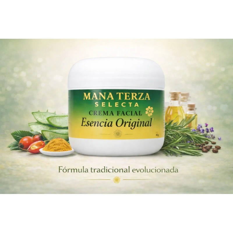 Crema Facial Mana Terza Selecta Aclarante Natural 40g Todo Tipo