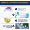Strong Soft Grip Clothes Pegs for Washing Line Laundry Versatile