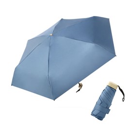 Fayemint Mini Pocket Umbrella, Ultra Light Mini Pocket Umbrella, Travel Pocket Umbrella, Portable Foldable Umbrella, for Sunny and Rainy Days, Suitable for Men and Women (Blue), blue