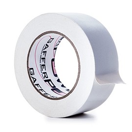 Real Professional Premium Grade Gaffer Tape by Gaffer Power - Made in The USA - White 2 Inch X 30 Yards - Heavy Duty Gaffer's Tape - Non-Reflective - Multipurpose - Better Than Duct Tape