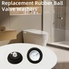 6Pcs Replacement Rubber Ball Valve Washers,Toilet Diaphragm Washer,Float Valve Rubber