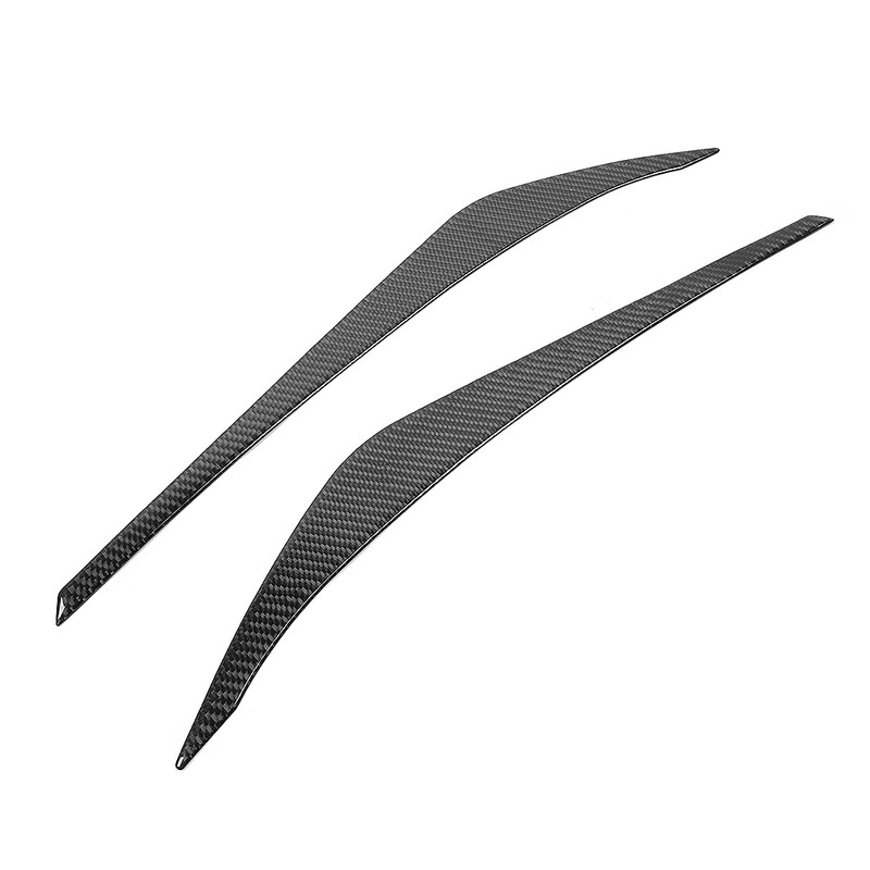 Pair Headlight Eyebrow Trim Eyelid Eyeline Cover Fits for Hyundai