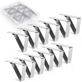 YINCL [12 Pcs] Metal Tablecloth Clips with Box - Stainless Steel Picnic Table Clip Table Cloth Holder Clips, Tablecloth Clip for Outdoor Tables,Picnics Marquees Weddings Graduation Outdoor Party