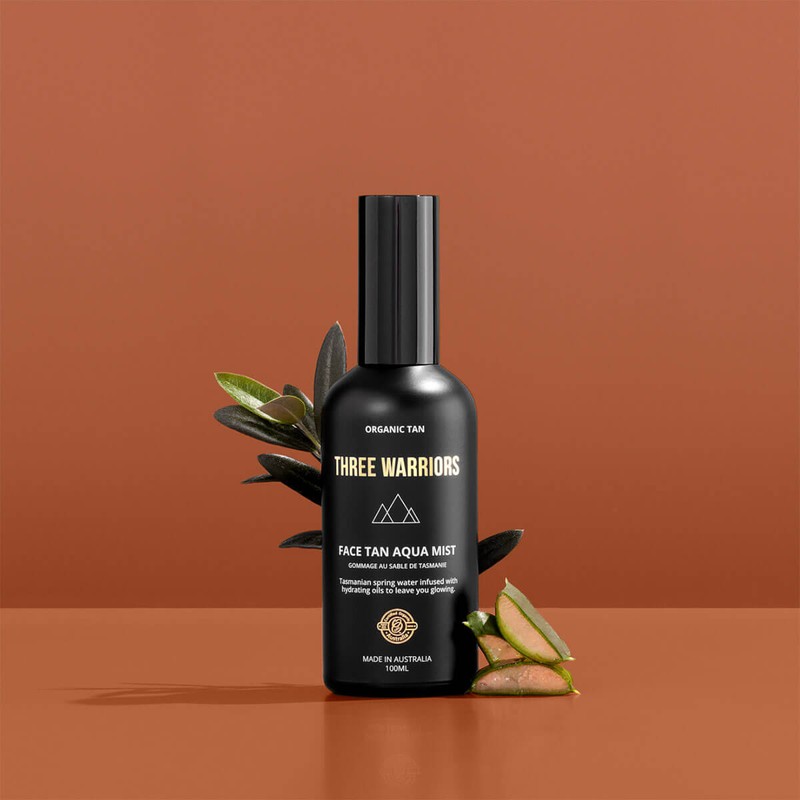 Three Warriors Face Tan Aqua Mist, 100ml