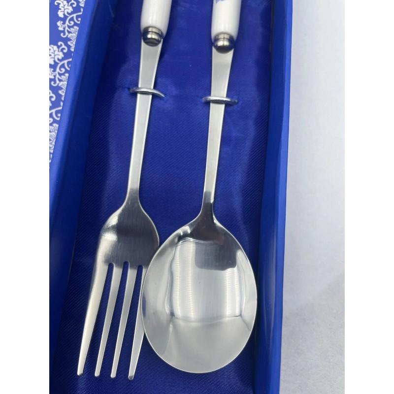Na Chinese Style Tableware Fork & Spoon Gift Box Set