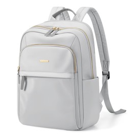GOLF QUALITY Backpack Women Lightweight Ladies Latop Rucksack Casual Daypack for Men, Water Resistant College School Bags, Travel Outdoor Activities Pale Grey