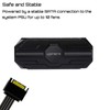 upHere 10-Port 6PIN SATA RGB Hub with 21-Key Remote Control/Splitter