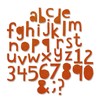 Tim Holtz Sizzix Thinlits Alphanumeric Cutout Lower Die Set, 663074,