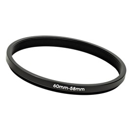 60mm to 58mm Step-Down Ring Filter adapter (60mm-58mm) Camera Filter Ring for 58mm UV ND CPL Filter (MPIXO)