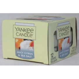 Yankee Candle 12 Scented Tea Light T/L Box Candles JUICY CITRUS & SEA SALT