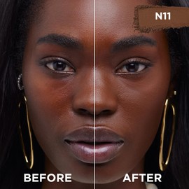 L'Oreal Paris True Match Super Blendable Oil Free Powder Foundation, N11 Deep, 0.33 oz