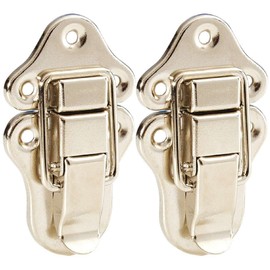 2 x Adam Hall 1607 - Surface Lock Medium 69 x 38 x 11 mm - Snap Lock, Box Case Lock
