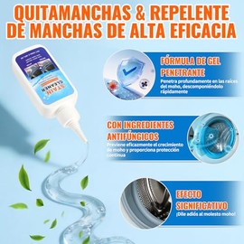 Eliminación de Manchas Domésticas de Gel,Quitamanchas para Lavadoras 100ml