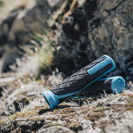 COGSTER Dash Bike Handlebar Slip-on Grips, Lightweight Rubber Grips for XC, MTB, BMX Bikes (Red)