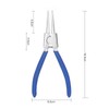 Fdit Precision 4pc 7 Internal External Snap Ring Pliers Set