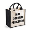 60 Second Makeover Limited Medium Jute Bag May Contain Prosecco