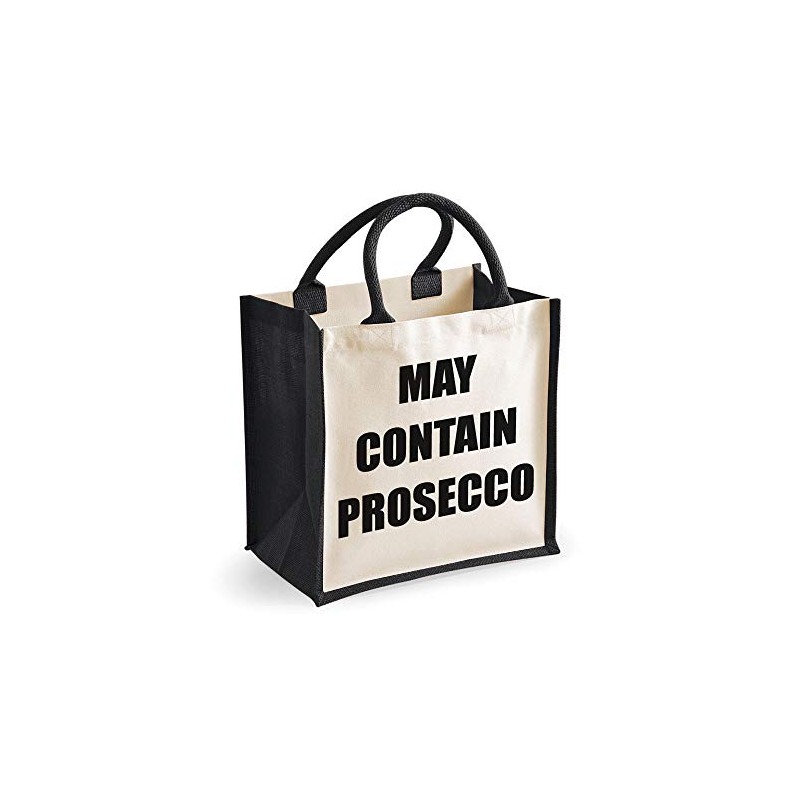 60 Second Makeover Limited Medium Jute Bag May Contain Prosecco