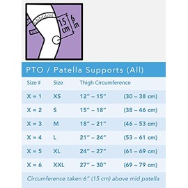 Breg PTO Neoprene Patella Stabilizing Knee Brace (Left)- Large