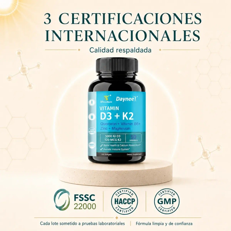 Vitamina 5000 120 Mcg Huesos Dientes Corazón 100