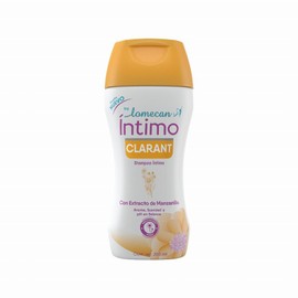 LOMECAN V - Shampoo Íntimo Aclarante. Con activos aclarantes, extracto de manzanilla y acido láctico que balancea tu pH. Botella con 200ml