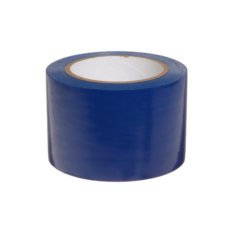 Brady 108' Length, 3" Width, B-725 Vinyl Tape, Blue Color