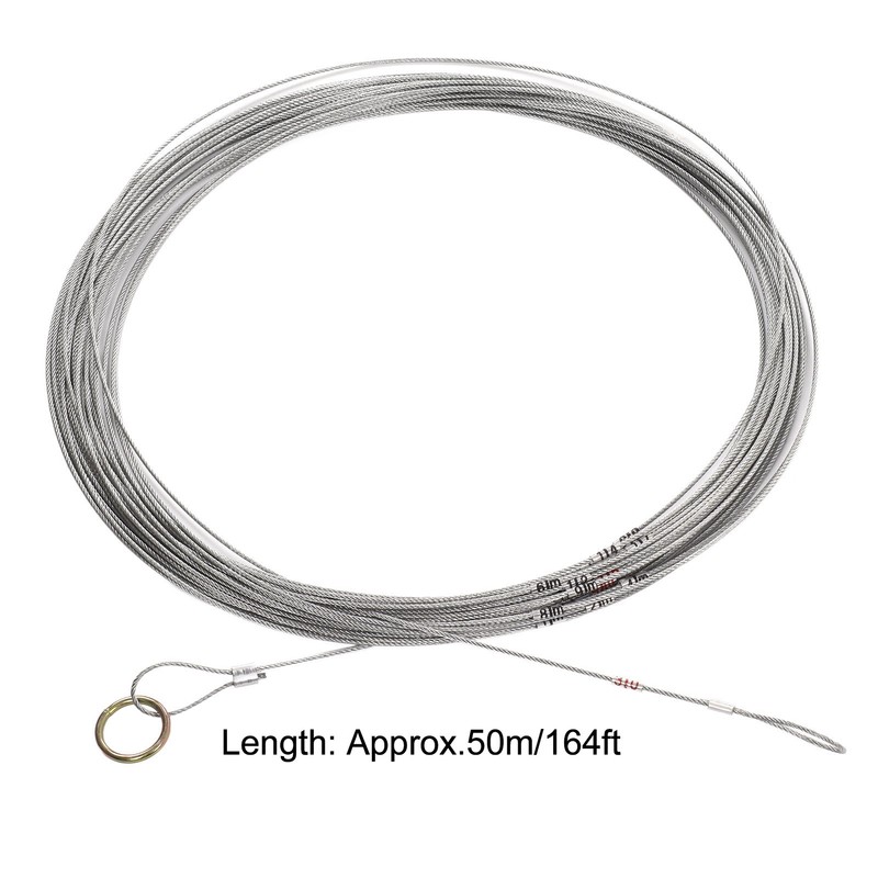 Steel Wire Measuring Rope Good Flexibility Sturdy Steel Rope Measuring