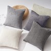 Topfinel Cushion Cover, 30 x 50 cm, Grey Corduroy Cushion