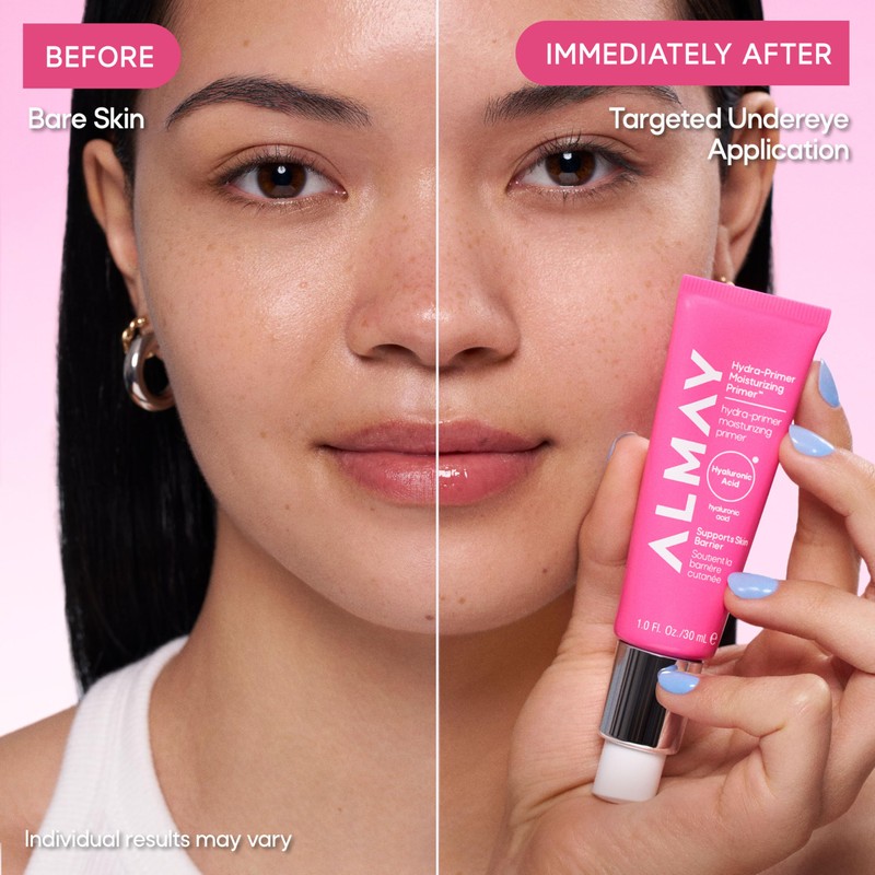 Almay Hydra-Prime™ Moisturizing Primer, Hydrating, Long-Lasting Makeup, Cruelty-Free, Skin-Smoothing, 100,