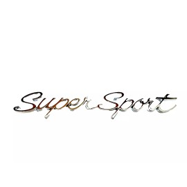 emblems-auto 1Pc 1965 1966 Super Sports "Impala SS" Front Fender Emblem Badge Chrome