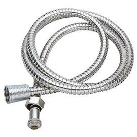 Bazaar 1.3m Flexible Stainless Steel Chrome Shower Head Bathroom Water Hose