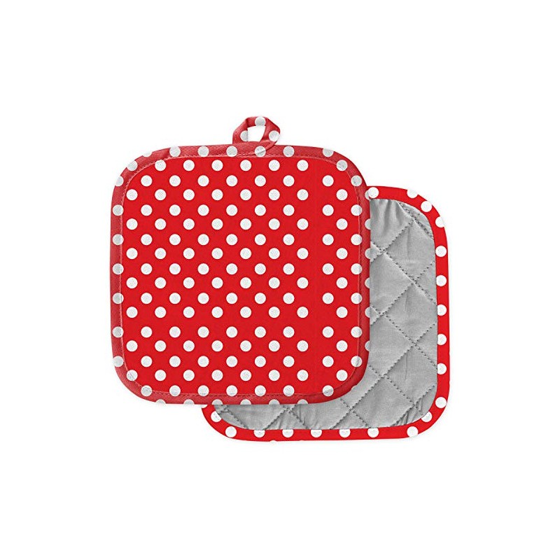 [Pack of 2] Pot Holders for Kitchen, Washable Heat Resistant