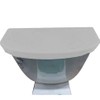 Madeals Velvet Toilet Tank Lid Cover Fabric Cover for A
