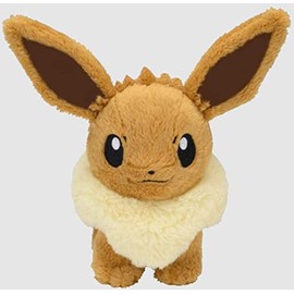 Pokemon Center Original Plush Standing Eevee 8.9 x 7.1 x 8.7 inches (20 x 18 x 22 x 22 cm)