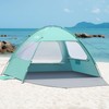 OutdoorMaster Beach Tent for 3/4 Person - Easy Setup Sun