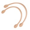 2 Pieces Genuine Leather Bag Handle Handbag Strap Replacement Straps