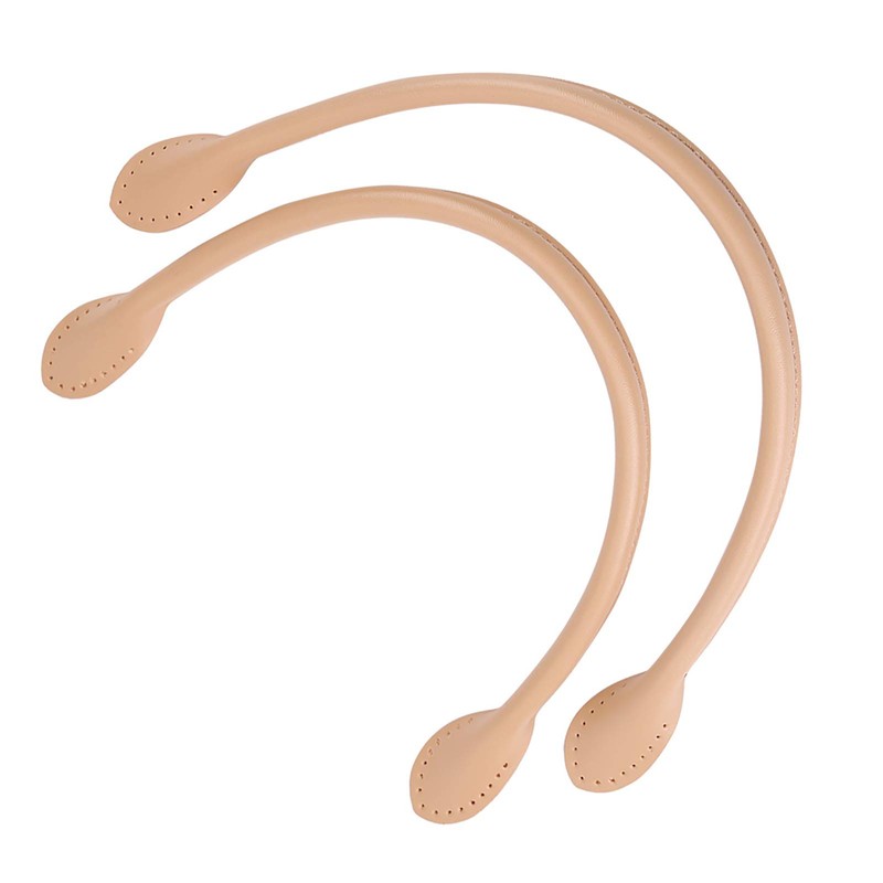 2 Pieces Genuine Leather Bag Handle Handbag Strap Replacement Straps