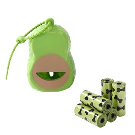 Dog Waste Bags for Leash, Dog Waste Bag Dispenser with Avocado Dispenser, Compostable Poop Bags, Dog Walking Accessories for Outdoors, Dog Accessories for Large Dogs, Biodegradable Poop Bag