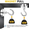 DIYMAG Magnetic Hooks, 30Lbs Strong Heavy Duty Cruise Magnet Hooks