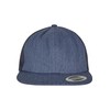 Flexfit Denim Trucker Baseball Cap, Blue Raw, One Size