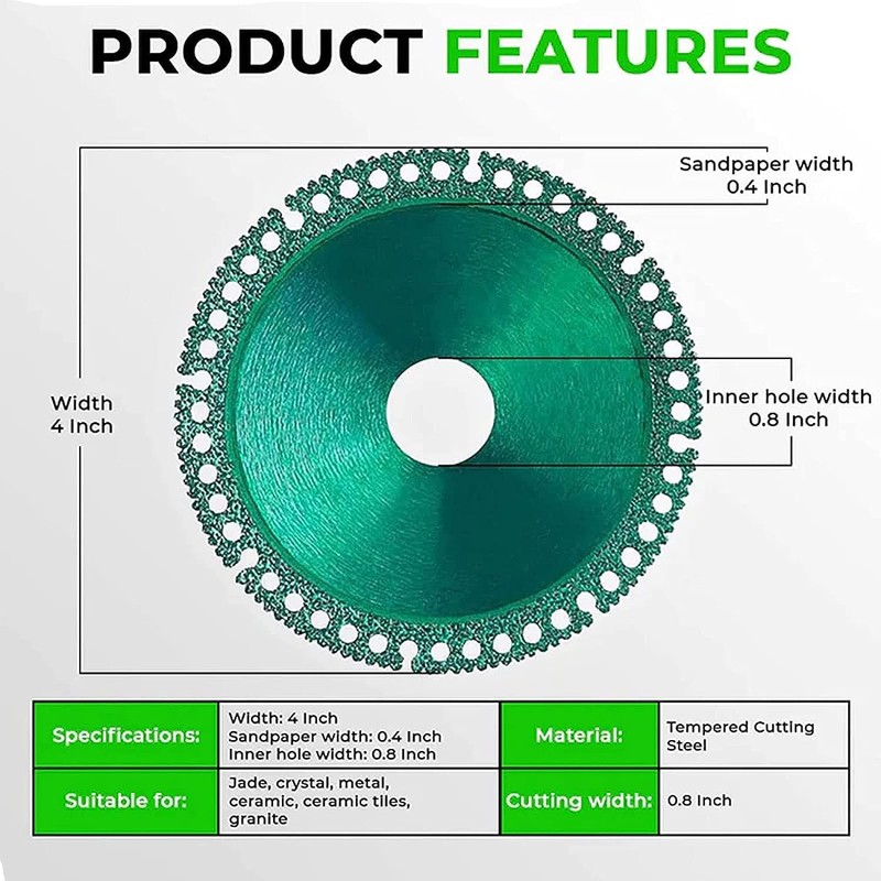 YANCHENLI Indestructible Disc 3.0 - Cut Everything in Seconds for