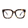 SA106 Thick Horned Boyfriend Frame Blue Light Blocking Computer Glasses