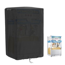 Colewin Popcorn Cart Cover,Weatherproof 420D Popcorn Machine Cart Cover Compatible with GREAT NORTHERN- 16"L X 18"W X 31"H