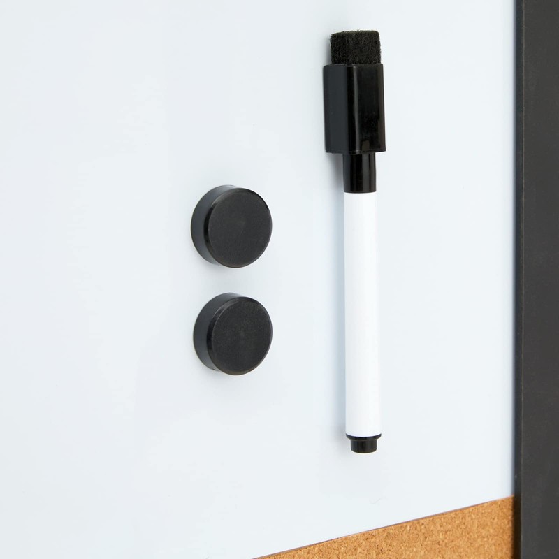 Juvale White Board Message Command Center & Wall Organizer -