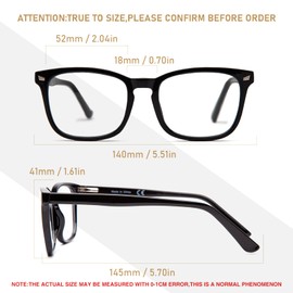 Epavouos 2 Pack Full Rim Blue Filter Glasses Gaming Glasses Computer Glasses, Black & Tortoise